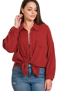 GIANETTA Raw Edge Shirt