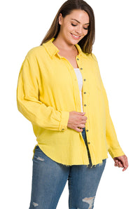 GIANETTA Raw Edge Shirt