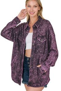 Mineral Wash 'MEGAN' Shacket