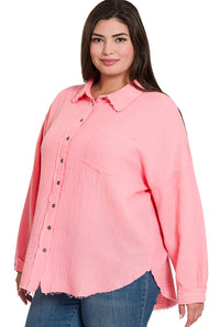 GIANETTA Raw Edge Shirt